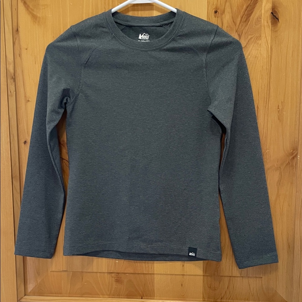 REI Kids Gray Long Sleeve Shirt